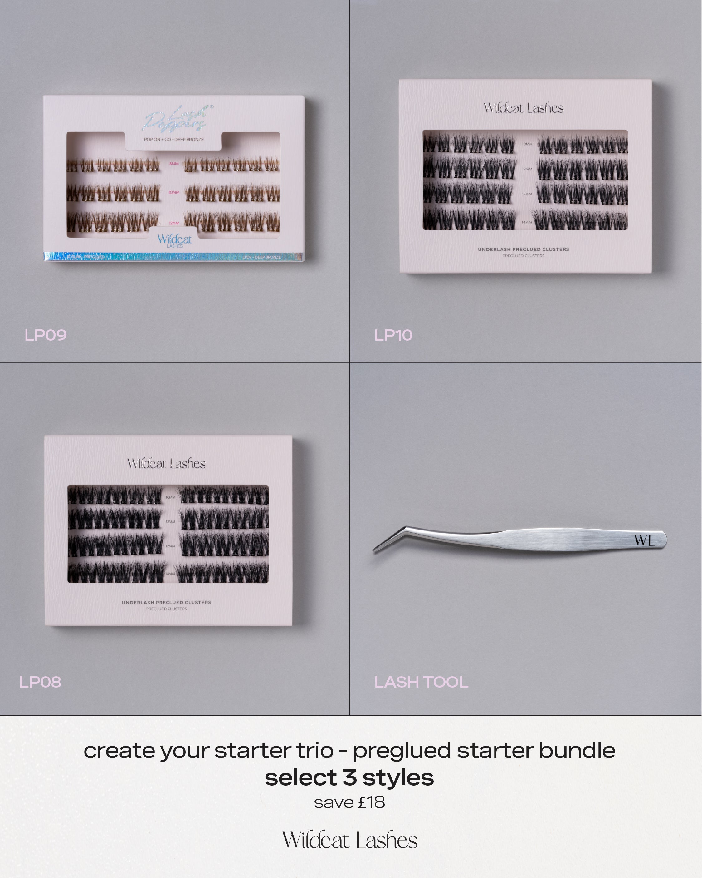 STARTER BUNDLE TRIO | PREGLUED