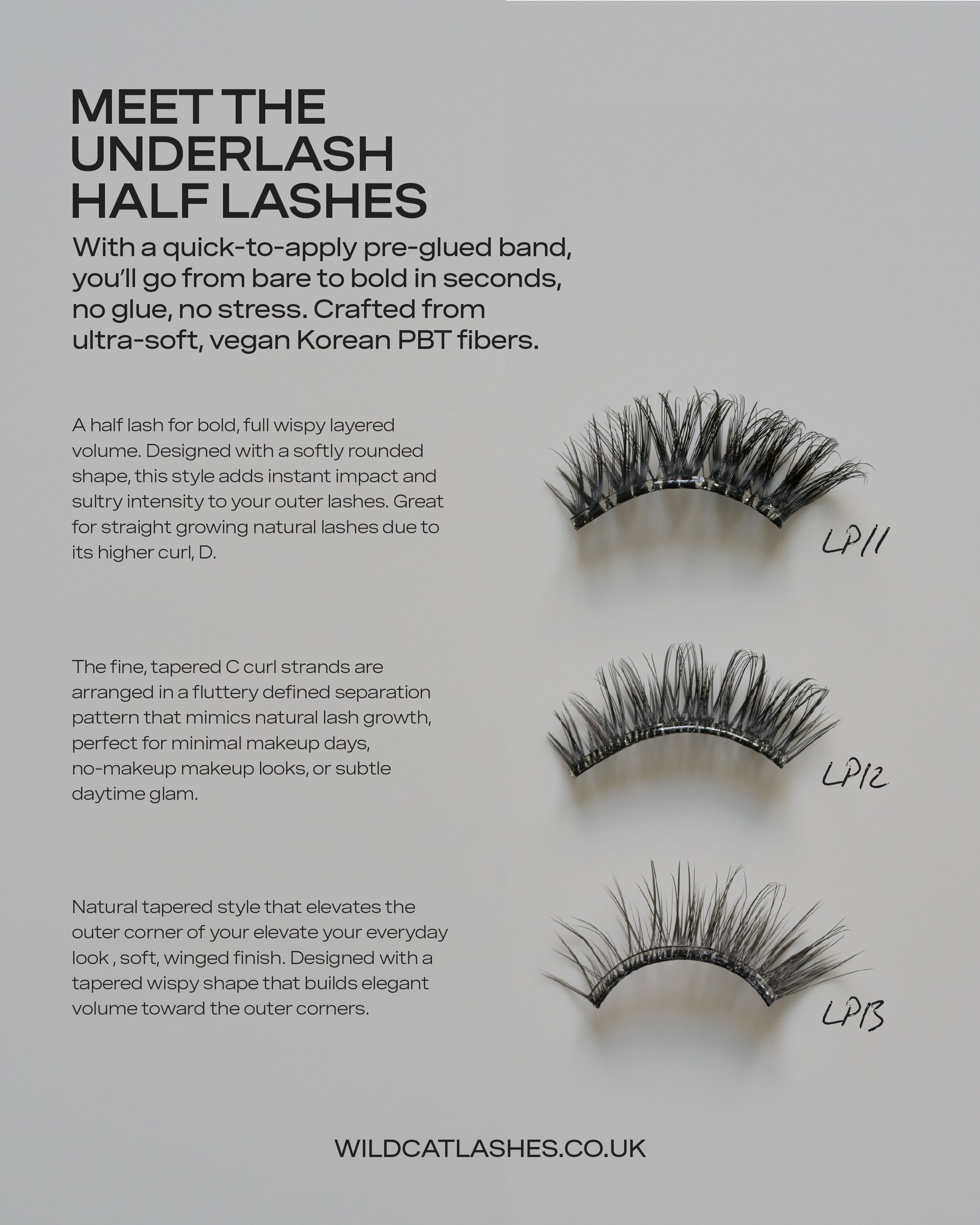 STARTER BUNDLE TRIO | UNDERLASH PREGLUED HALF LASHES